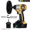 Drill Brush Power Scrubber By Useful Products 5 in W 5 in L Brush, Black K-EMS-2L-QC-DB - alternate 6